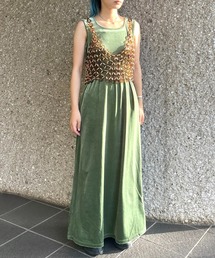 THE MILES（ザ マイルズ）の「heki ヘキ Tortoiseshell style ring vest（ベスト）」