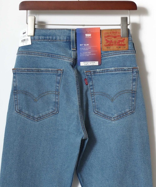 Levi's(リーバイス)の「Levi's/リーバイス 511 SLIM/スリムフィット ジーンズ/ヴィンテージウォッシュ ストレッチ デニムパンツ(デニムパンツ・メンズ・ライトインディゴブルー/ブルー系その他/ブラック/ライトブルー/インディゴブルー・28inch/29inch/30inch/31inch/32inch/33inch/34inch/36inch)」の3枚目の写真