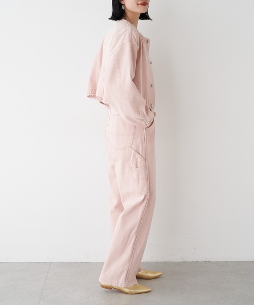 SHENERY(シーナリー)の「ペインターデニムパンツ(デニムパンツ・レディース・ピンク/アイボリー・36/38)」の13枚目の写真