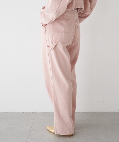 SHENERY(シーナリー)の「ペインターデニムパンツ(デニムパンツ・レディース・ピンク/アイボリー・36/38)」の18枚目の写真