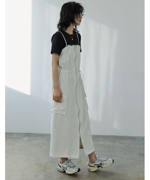 セール】[2024SS COLLECTION][低身長サイズ有]2WAYサテン