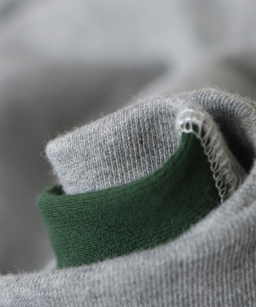 antiqua（アンティカ）の「カラーステッチカーディガン（カーディガン/ボレロ・レディース・ネイビー/グレー・FREE）」の11枚目の写真