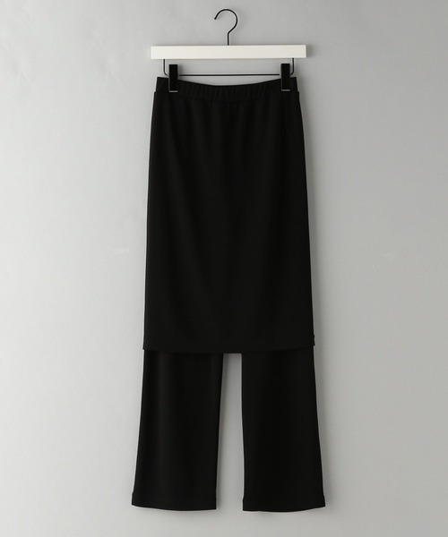 e/rm(イーアールエム)の「【e/rm】トリアセテートスカパン(その他パンツ・レディース・ブラック/チャコールグレー・FREE)」の2枚目の写真