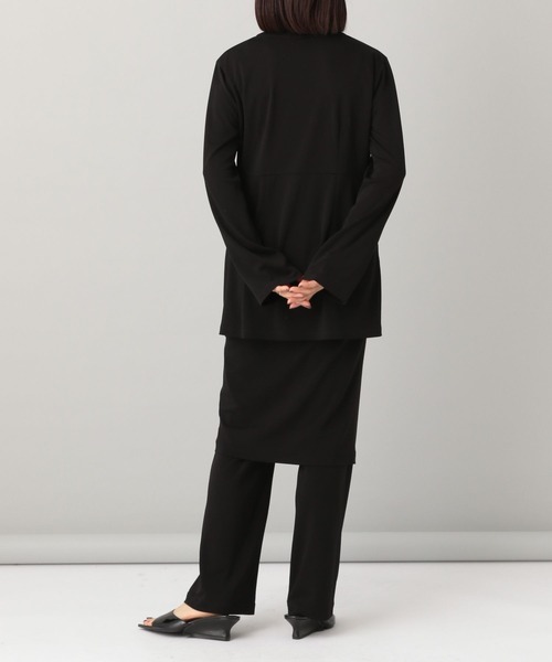e/rm(イーアールエム)の「【e/rm】トリアセテートスカパン(その他パンツ・レディース・ブラック/チャコールグレー・FREE)」の5枚目の写真