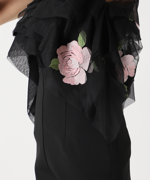 EDIT. FOR LULU(エディットフォールル)の「【CAROLINE HU/キャロライン フウ】TULLE PLEATRD TOP(シャツ/ブラウス・レディース・ブラック・FREE)」の11枚目の写真