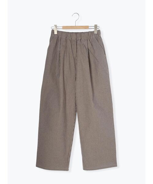 Samansa Mos2（サマンサ モスモス）の「ストライプタックパンツ（その他パンツ・レディース・ブラウン/チャコールグレー・F）」の16枚目の写真