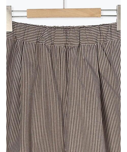 Samansa Mos2（サマンサ モスモス）の「ストライプタックパンツ（その他パンツ・レディース・ブラウン/チャコールグレー・F）」の19枚目の写真