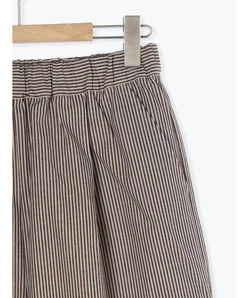 Samansa Mos2（サマンサ モスモス）の「ストライプタックパンツ（その他パンツ・レディース・ブラウン/チャコールグレー・F）」の20枚目の写真