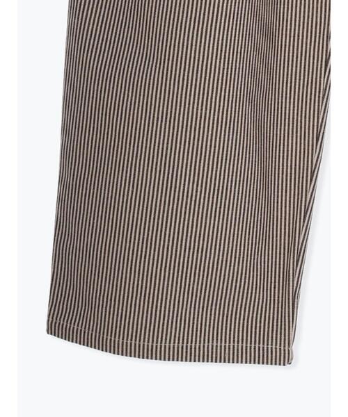 Samansa Mos2（サマンサ モスモス）の「ストライプタックパンツ（その他パンツ・レディース・ブラウン/チャコールグレー・F）」の21枚目の写真