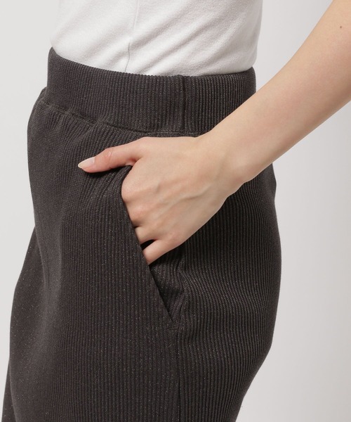 niko and...（ニコアンド）の「セルフカットリブスリットスカート（スカート・レディース・ライトブルー/ライトグレー/チャコール/ライトグリーン・LARGE/MEDIUM）」の17枚目の写真