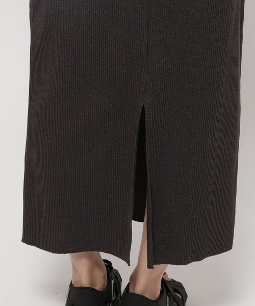 niko and...（ニコアンド）の「セルフカットリブスリットスカート（スカート・レディース・ライトブルー/ライトグレー/チャコール/ライトグリーン・LARGE/MEDIUM）」の18枚目の写真