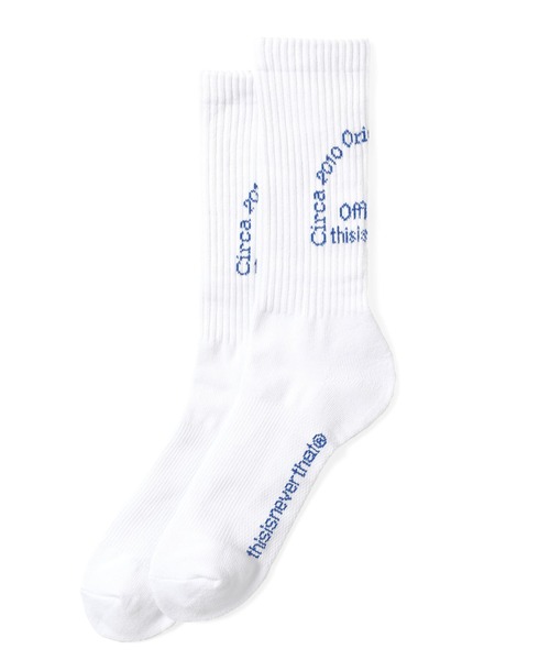 thisisneverthat(ディスイズネバーザット)の「TNT Team Socks(ソックス/靴下・メンズ・ブラック/ホワイト・FREE)」の2枚目の写真