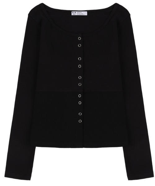 tシャツ A'GEM/9 × .kom 「 FANCY CLUB/ファンシークラブ」 OZ BUTTON FRONT CARDIGAN TEE/ボタン A'GEM/9 × .kom 『 FANCY CLUB/ファンシークラブ』 OZ BUTTON
