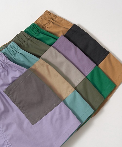 b・ROOM（ビールーム）の「バイカラービッグポケット4分丈パンツ（その他パンツ・キッズ・グリーン/ラベンダー/ベージュ/エメラルド/カーキ・140cm/130cm/110cm/100cm/150cm/120cm）」の15枚目の写真