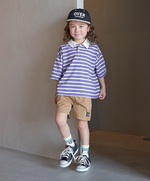 b・ROOM（ビールーム）の「バイカラービッグポケット4分丈パンツ（その他パンツ・キッズ・グリーン/ラベンダー/ベージュ/エメラルド/カーキ・140cm/130cm/110cm/100cm/150cm/120cm）」の17枚目の写真