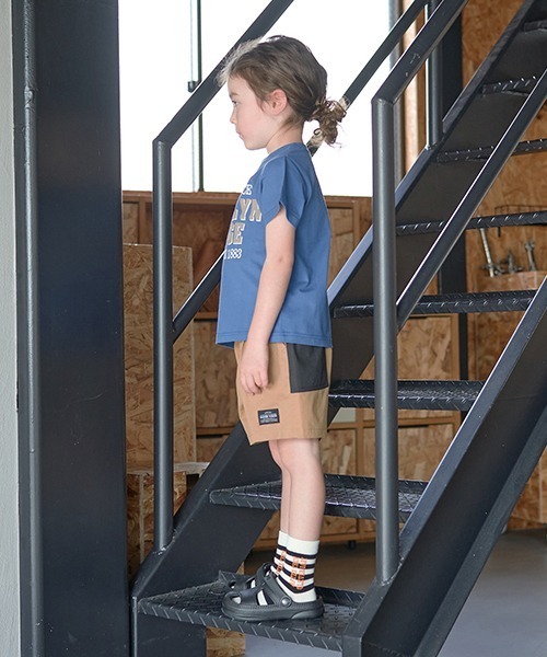 b・ROOM（ビールーム）の「バイカラービッグポケット4分丈パンツ（その他パンツ・キッズ・グリーン/ラベンダー/ベージュ/エメラルド/カーキ・140cm/130cm/110cm/100cm/150cm/120cm）」の18枚目の写真