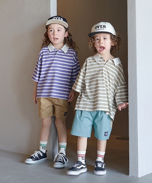 b・ROOM（ビールーム）の「バイカラービッグポケット4分丈パンツ（その他パンツ・キッズ・グリーン/ラベンダー/ベージュ/エメラルド/カーキ・140cm/130cm/110cm/100cm/150cm/120cm）」の16枚目の写真