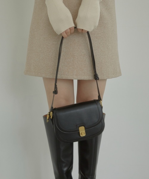 ACYM(アシーム)の「Vintage coron shoulder バッグ(ショルダーバッグ・レディース・ブラウン/アイボリー/ブラック・FREE)」の8枚目の写真