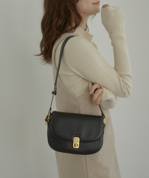 ACYM(アシーム)の「Vintage coron shoulder バッグ(ショルダーバッグ・レディース・ブラウン/アイボリー/ブラック・FREE)」の9枚目の写真