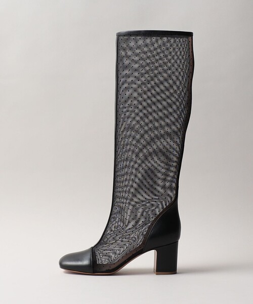 PELLICO(ペリーコ)の「【EXCLUSIVE】<PELLICO>MESH LONG BOOTS(ブーツ・レディース・ブラック・36/37/38)」の1枚目の写真