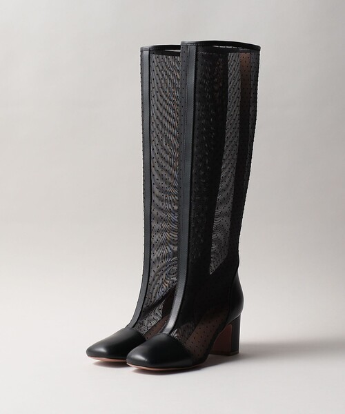 PELLICO(ペリーコ)の「【EXCLUSIVE】<PELLICO>MESH LONG BOOTS(ブーツ・レディース・ブラック・36/37/38)」の2枚目の写真