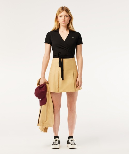 LACOSTE(ラコステ)の「ウィメンズ BACKCOURT 2.0 124 1 CFA チャンキーソールスニーカー(スニーカー・レディース・ブラック×ホワイト/オフホワイト・24.0cm/23.0cm/23.5cm/22.5cm/24.5cm)」の17枚目の写真