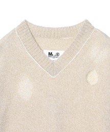 Maison Margiela メッシュ編み Vネックセーター Maison Margiela メッシュ編み Vネックセーター Maison Margiela