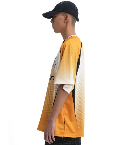 ★OY★HALFTONE SPORTS JERSEY T-BLACK★正規品/韓国直送料込 OY（オーワイ）の「『OY/オーワイ』 HALFTONE SPORTS JERSEY T