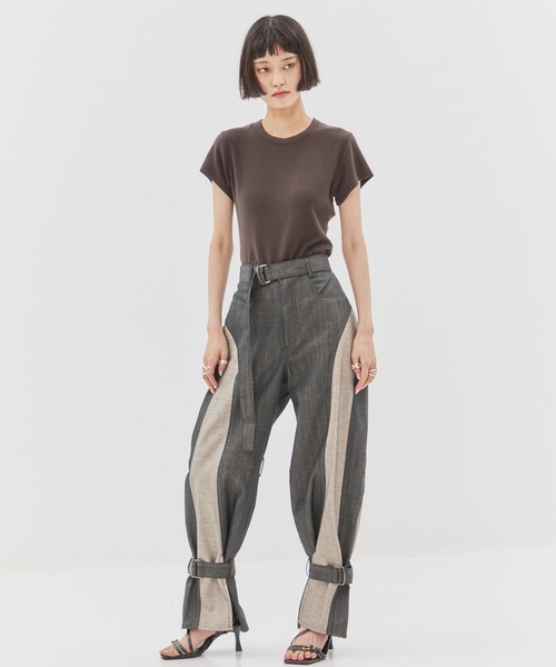 セール】【STUDIOUS/ステュディオス】ボンテージデニムパンツ（デニム