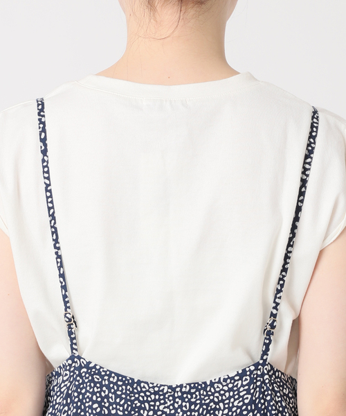 journal standard L'essage（ジャーナルスタンダードレサージュ）の「【LUSANA / ルサーナ】JEN DRESS：ワンピース（ワンピース・レディース・アイボリー/ネイビー・SMALL）」の16枚目の写真