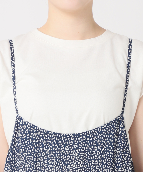 journal standard L'essage（ジャーナルスタンダードレサージュ）の「【LUSANA / ルサーナ】JEN DRESS：ワンピース（ワンピース・レディース・アイボリー/ネイビー・SMALL）」の17枚目の写真