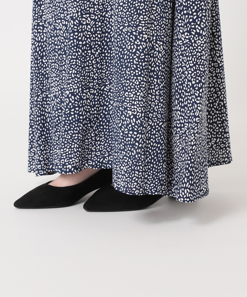 journal standard L'essage（ジャーナルスタンダードレサージュ）の「【LUSANA / ルサーナ】JEN DRESS：ワンピース（ワンピース・レディース・アイボリー/ネイビー・SMALL）」の9枚目の写真