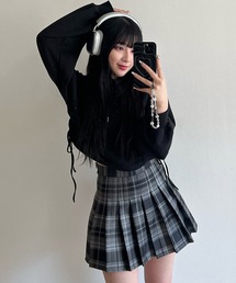 RiLi（リリ）の「クロップドギャザーパーカー【RL】（パーカー）」