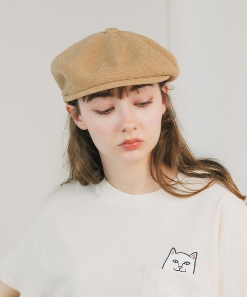 KANGOL(カンゴール)の「KANGOL/カンゴール BERMUDA HAWKER キャスケット ベレー帽(キャスケット・メンズ・ブラック/ベージュ・M/L)」の16枚目の写真