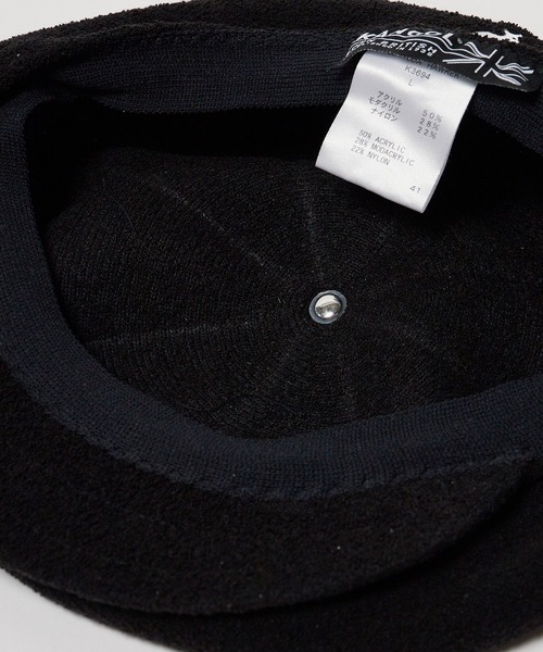 KANGOL(カンゴール)の「KANGOL/カンゴール BERMUDA HAWKER キャスケット ベレー帽(キャスケット・メンズ・ブラック/ベージュ・M/L)」の8枚目の写真