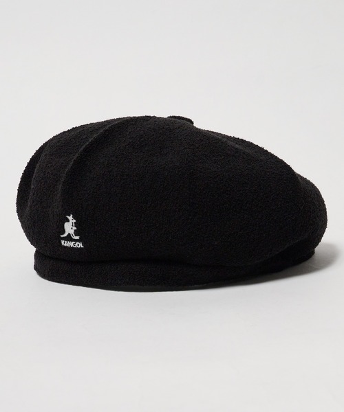 KANGOL(カンゴール)の「KANGOL/カンゴール BERMUDA HAWKER キャスケット ベレー帽(キャスケット・メンズ・ブラック/ベージュ・M/L)」の10枚目の写真