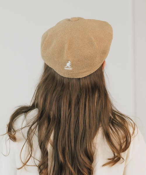 KANGOL(カンゴール)の「KANGOL/カンゴール BERMUDA HAWKER キャスケット ベレー帽(キャスケット・メンズ・ブラック/ベージュ・M/L)」の19枚目の写真
