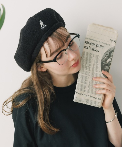 KANGOL(カンゴール)の「KANGOL/カンゴール BERMUDA HAWKER キャスケット ベレー帽(キャスケット・メンズ・ブラック/ベージュ・M/L)」の18枚目の写真