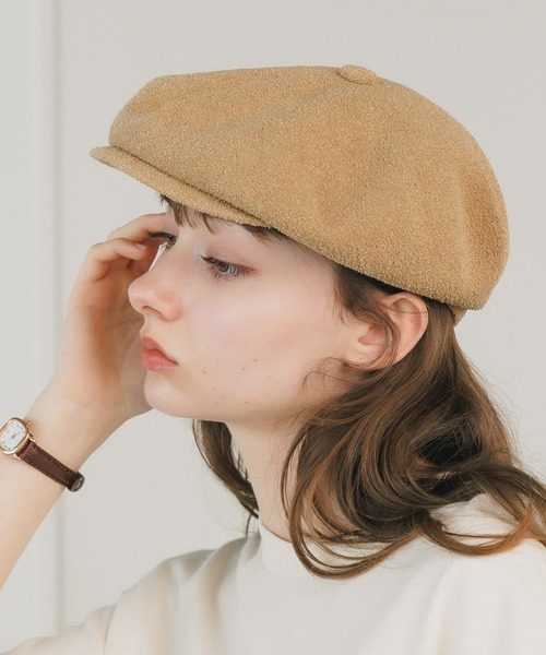 KANGOL(カンゴール)の「KANGOL/カンゴール BERMUDA HAWKER キャスケット ベレー帽(キャスケット・メンズ・ブラック/ベージュ・M/L)」の20枚目の写真