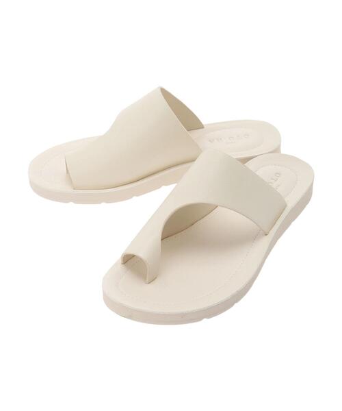 Green　Parks（グリーンパークス）の「OTO.HA.　トングサンンダル（サンダル・レディース・アイボリー/ブラック・S/M/L）」の15枚目の写真