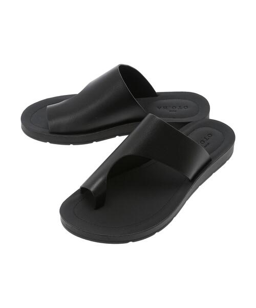 Green　Parks（グリーンパークス）の「OTO.HA.　トングサンンダル（サンダル・レディース・アイボリー/ブラック・S/M/L）」の16枚目の写真