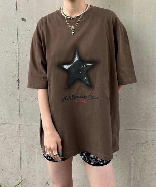 sedacle(セダクル)の「アソートモチーフプリントT(Tシャツ/カットソー・メンズ・マスタード/アイボリー/ブラウン/チャコールグレー・LARGE/MEDIUM/SMALL)」の3枚目の写真