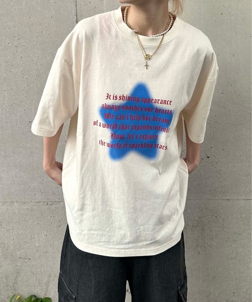 sedacle(セダクル)の「アソートモチーフプリントT(Tシャツ/カットソー・メンズ・マスタード/アイボリー/ブラウン/チャコールグレー・LARGE/MEDIUM/SMALL)」の2枚目の写真