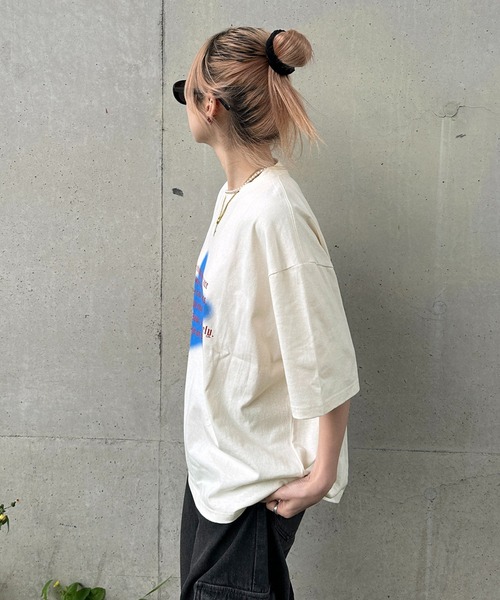 sedacle(セダクル)の「アソートモチーフプリントT(Tシャツ/カットソー・メンズ・マスタード/アイボリー/ブラウン/チャコールグレー・LARGE/MEDIUM/SMALL)」の6枚目の写真