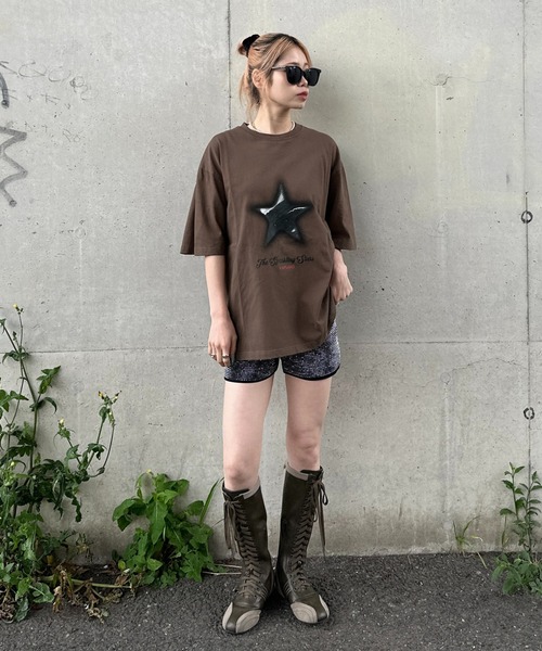 sedacle(セダクル)の「アソートモチーフプリントT(Tシャツ/カットソー・メンズ・マスタード/アイボリー/ブラウン/チャコールグレー・LARGE/MEDIUM/SMALL)」の19枚目の写真