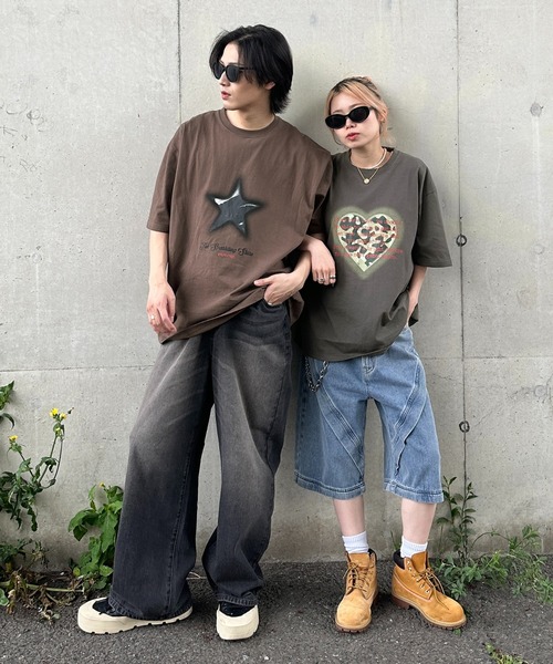 sedacle(セダクル)の「アソートモチーフプリントT(Tシャツ/カットソー・メンズ・マスタード/アイボリー/ブラウン/チャコールグレー・LARGE/MEDIUM/SMALL)」の15枚目の写真