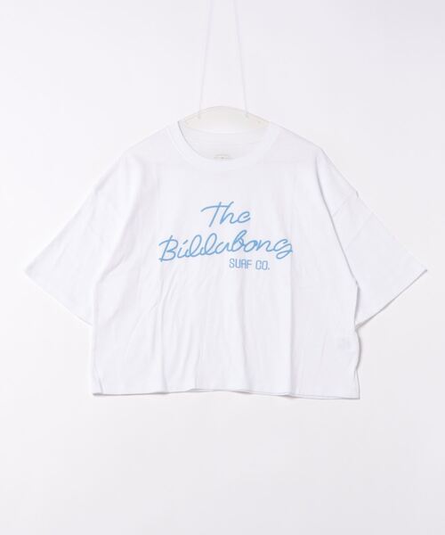 BILLABONG(ビラボン)の「BILLABONG レディース THE BILLABONG CROPPED TEE Tシャツ 【2024年夏モデル】/ビラボンショート丈半袖Tシャツ(Tシャツ/カットソー・レディース・ブラック/ホワイト/オレンジ系その他/グリーン系その他・MEDIUM)」の2枚目の写真
