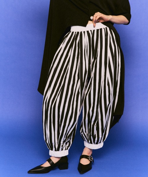 まみこ　ワンウォッュサイズ2　サーカスパンツ 楽天市場】【PAIRMANON STREET】サーカス バルーン シルエット パンツ