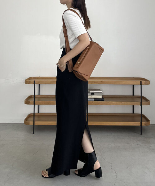 CAPRICIEUX LE'MAGE バイカラーレイヤードプルオーバー 追加販売決定】カーディガン風バイカラーレイヤードプルオーバー