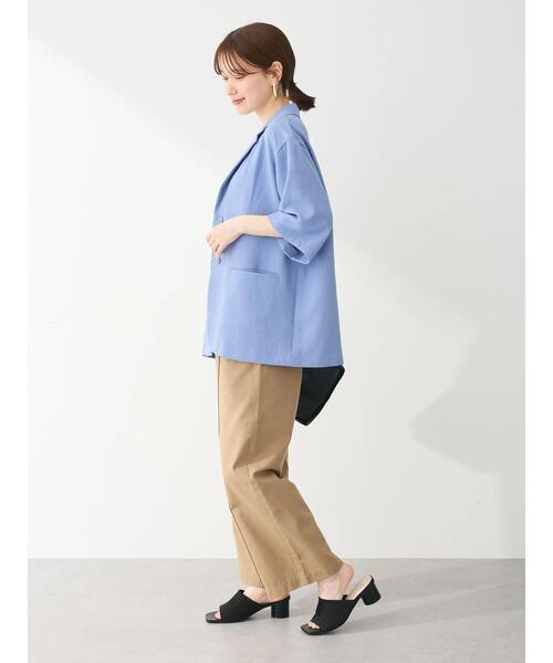 ELENCARE DUE（エレンカーレデュエ）の「・ELENCARE　DUE　ジャカードジャケット（テーラードジャケット・レディース・ブラック/グレー/ブルー・FREE）」の22枚目の写真